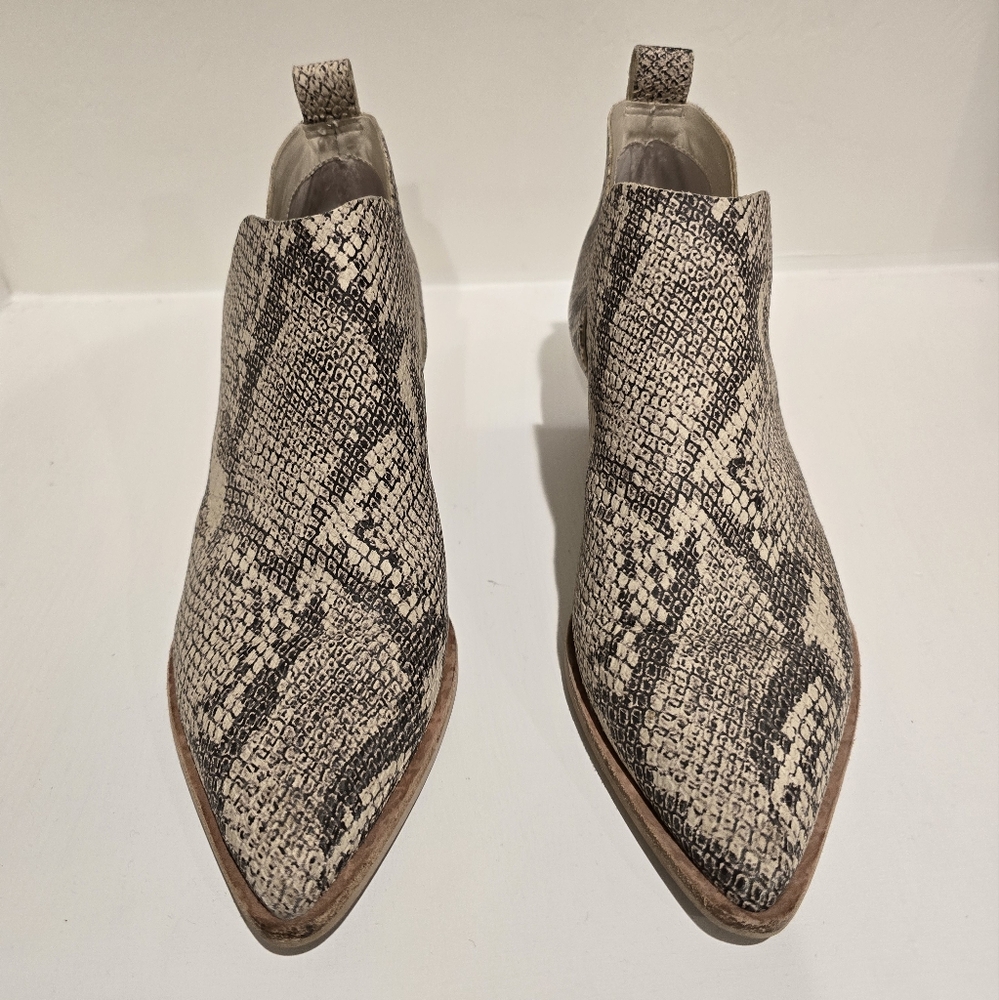 Dolce Vita Sonni Snakeskin Ankle Boots